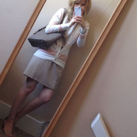 Tan Simple Dress - Picture 5 of 5