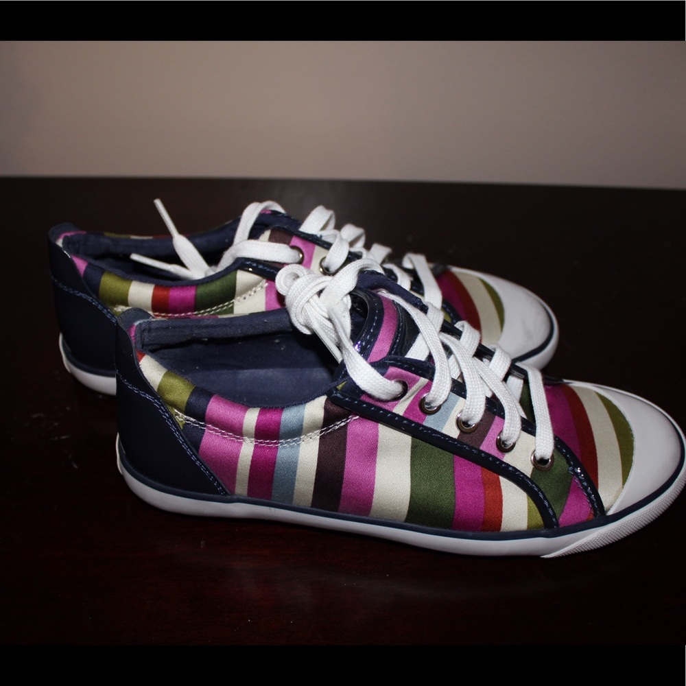 Coach Lice-Up Navy Blue Sneaker