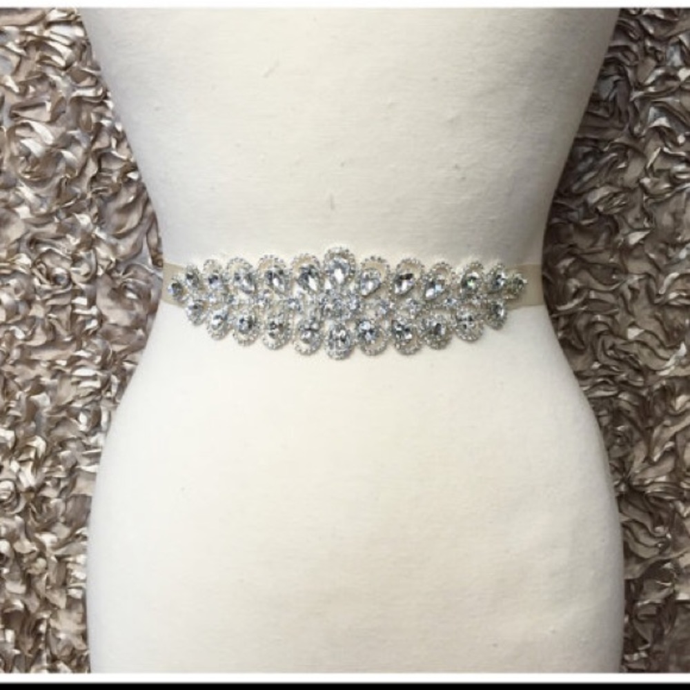 Swarovski Silver Appliqué