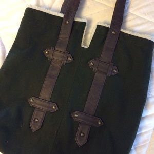 American Eagle Sherpa Edged Tote Bag