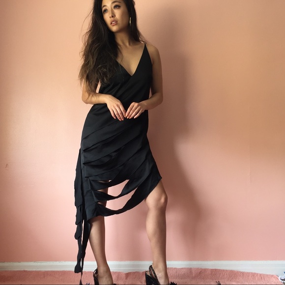 CMEO Collective Dresses & Skirts - ⚔️HP⚔️ CMEO Collective Cascading Ribbon Slip Dress