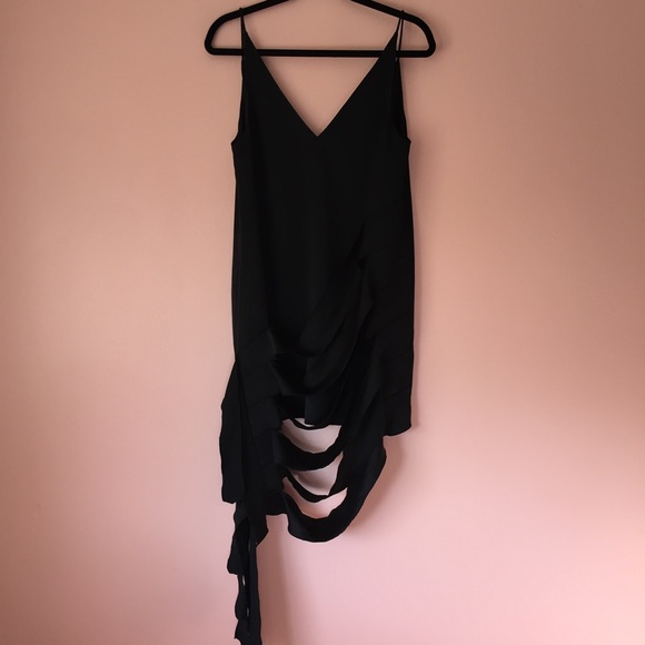 ⚔️HP⚔️ CMEO Collective Cascading Ribbon Slip Dress - Picture 2 of 4
