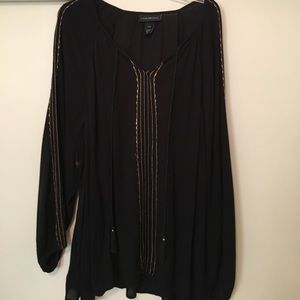 Black and gold tunic