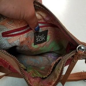 Sak brand crossbody leather purse