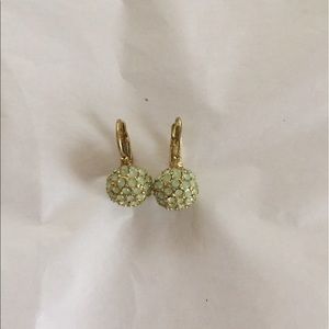 Gold look drop earrings