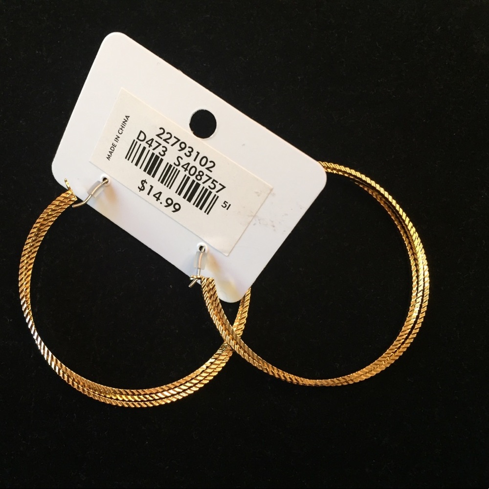 LOFT Hoop Earrings.