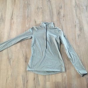 Nike grey quarter zip