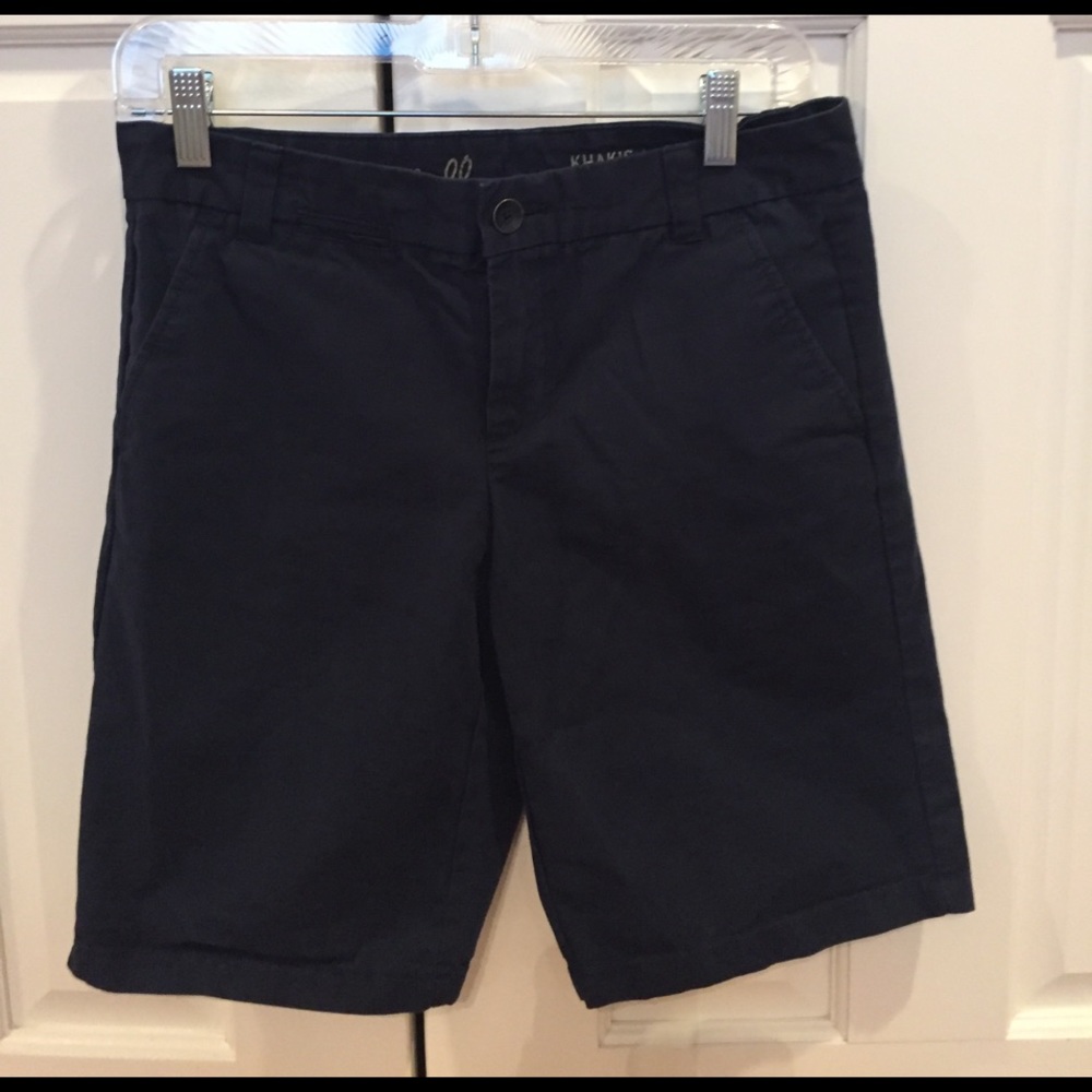 GAP Boyfriend Roll-Up Khaki Shorts