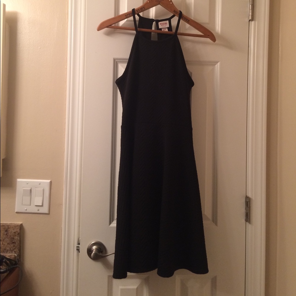 Black sundress with texture!