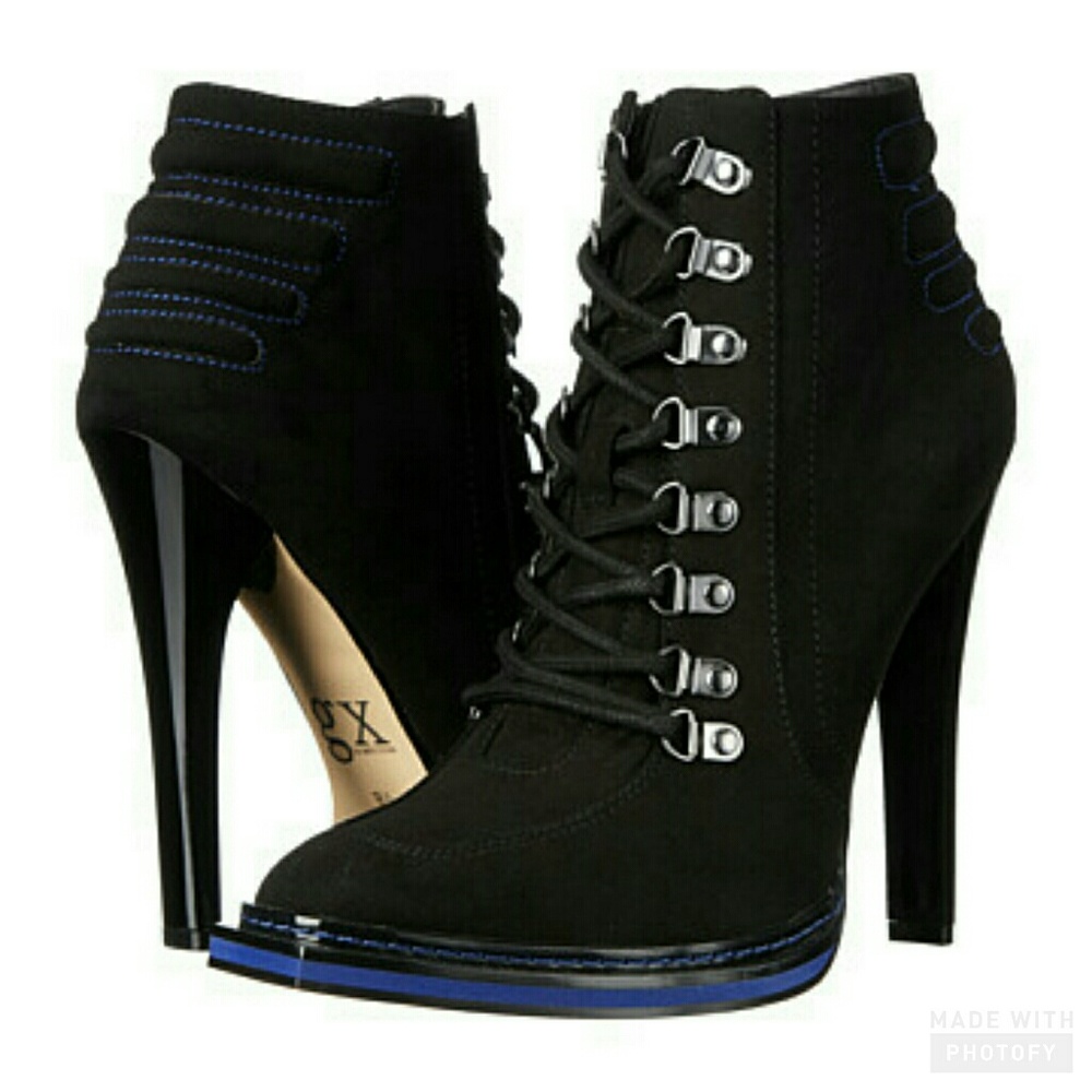 GX by Gwen Stefani Teardrop Ankle Boots Size 7.5