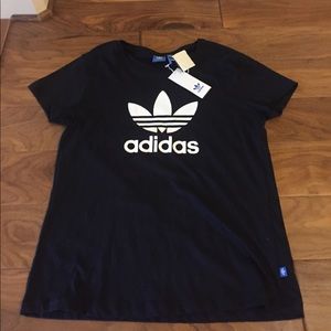 addidas trefoil tee