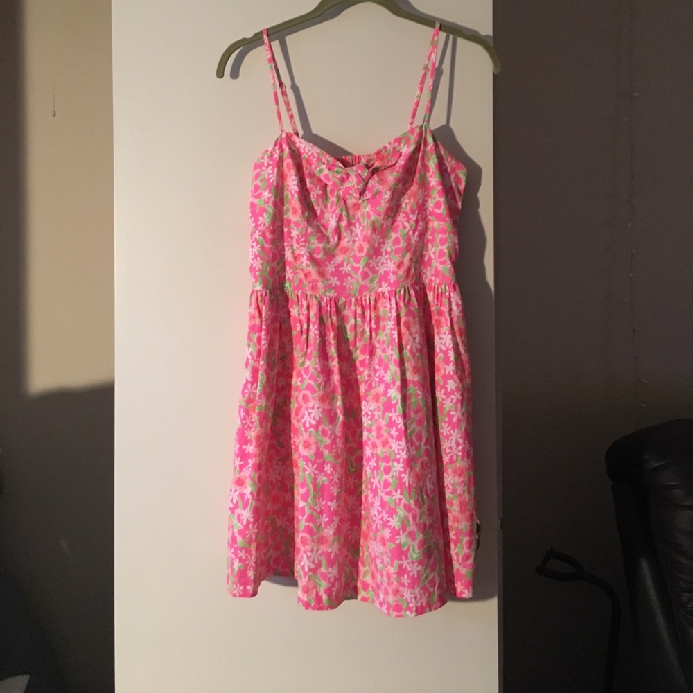 Lilly Pulitzer Pink Floral Dress