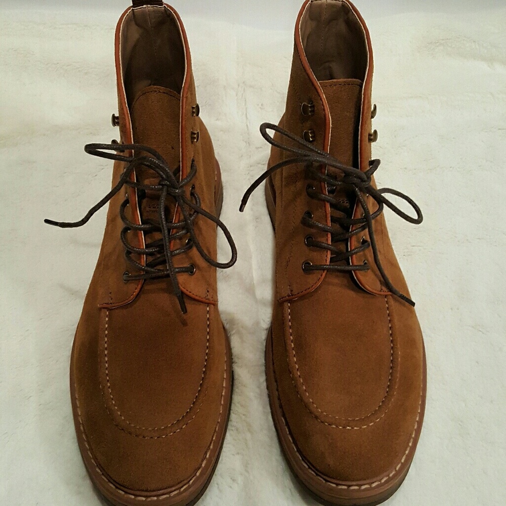 Men's Tobacco Suede Shoe Boot