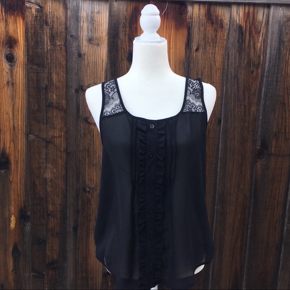 Black Button Up Blouse