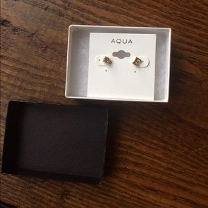 Asymmetrical Initial Stud 'E' Earring Set