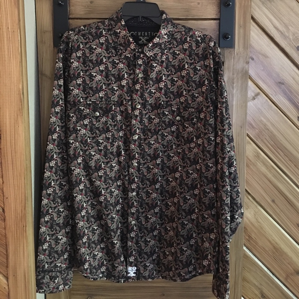 Twenty X Paisley Pearl Snap
