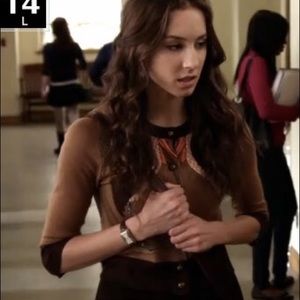 ASO Spencer Hastings Knitted Dove Cardigan