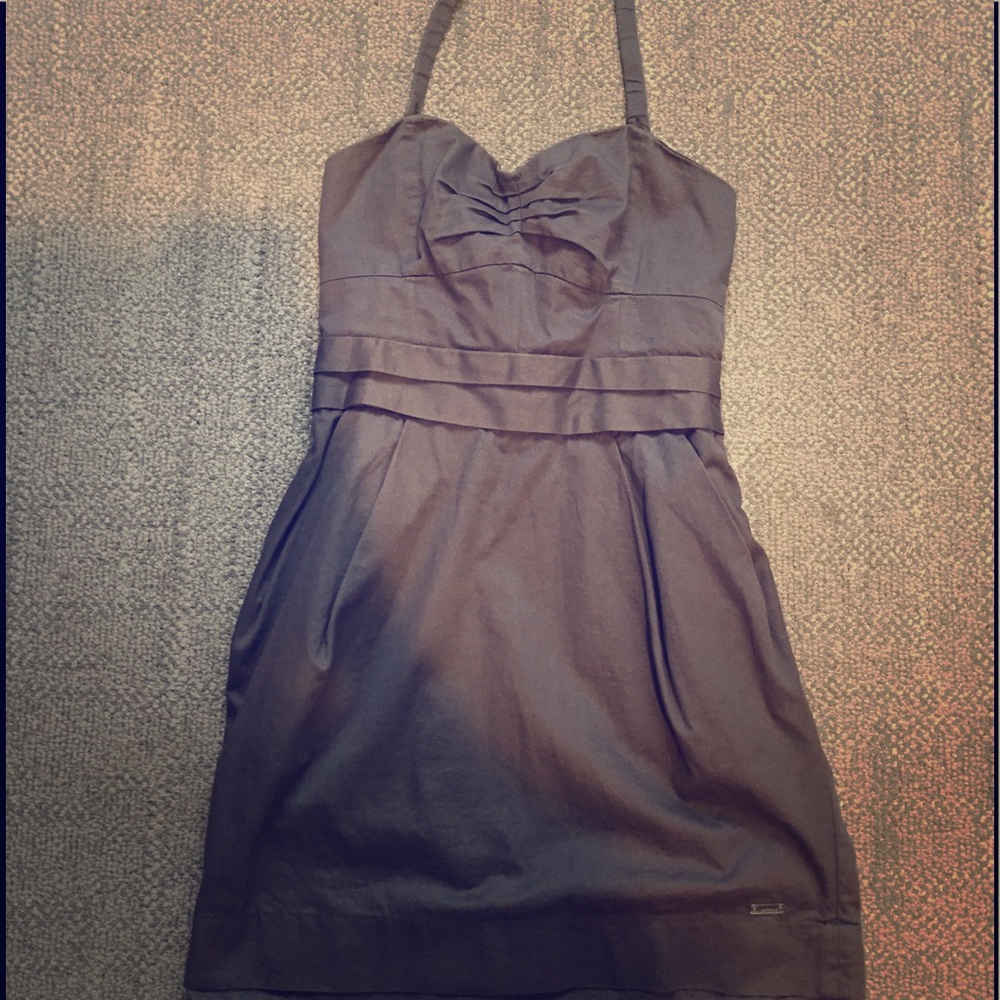 Aritzia Wilfred empire waist grey dress size 0