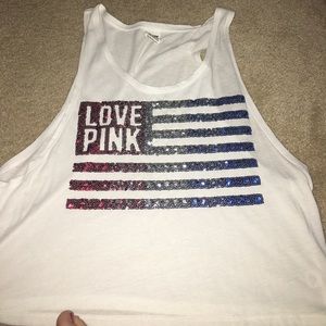 sparkly fourth of july tank