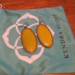 Yellow Kendra Scott Danielle Earrings