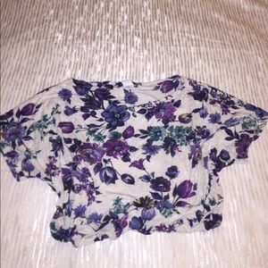 Floral crop top