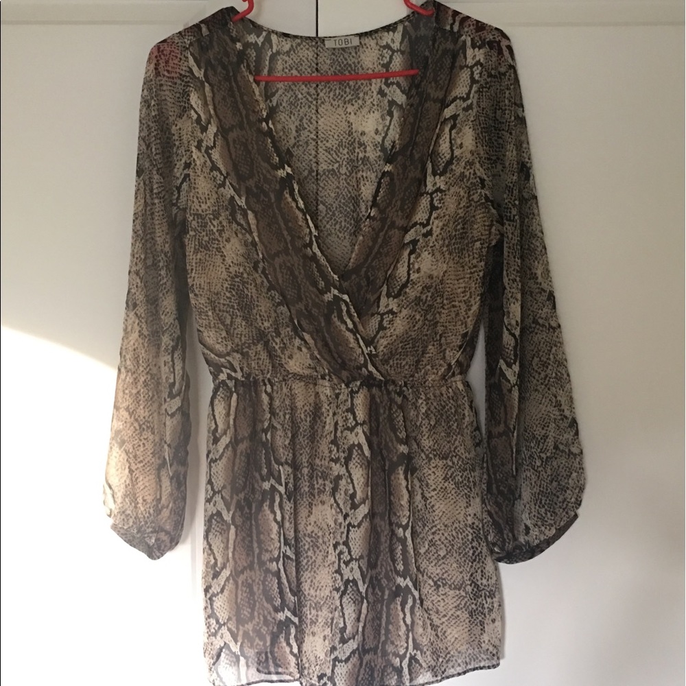 DEEP V NECK ROMPER BRAND NEW NEVER WORE