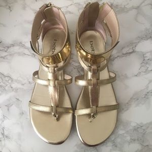 🚫SOLD🚫Bebe Gold Sandals