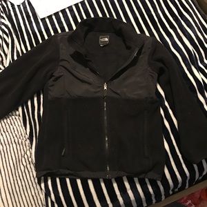 Black full zip fleece