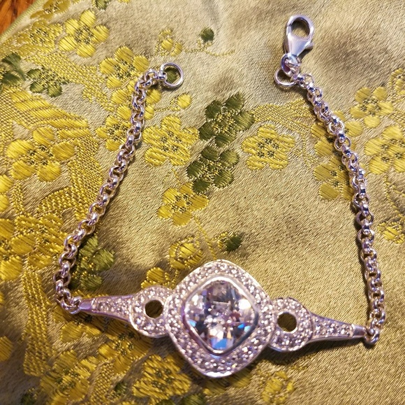 **SUPER SALES**WHITE SAPPHIRE BRACELET - Picture 4 of 4