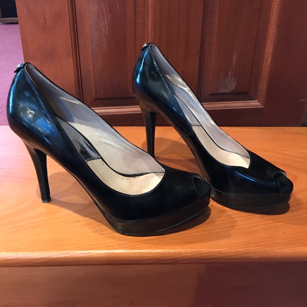 Michael kors peep toe heels
