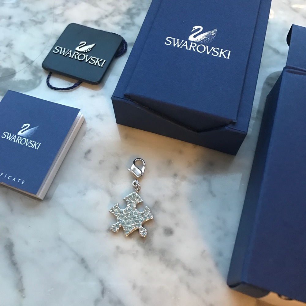 Swarovski puzzle charm