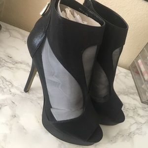 Bebe Mesh High Heels