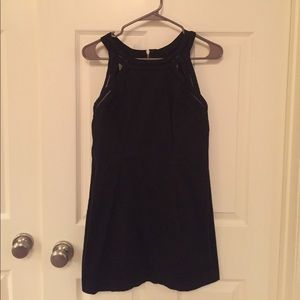 Alyn Paige little black dress