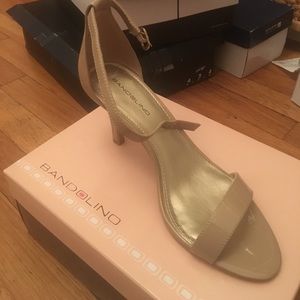 Bandolino Nude Heeled Sandals-size 7.5