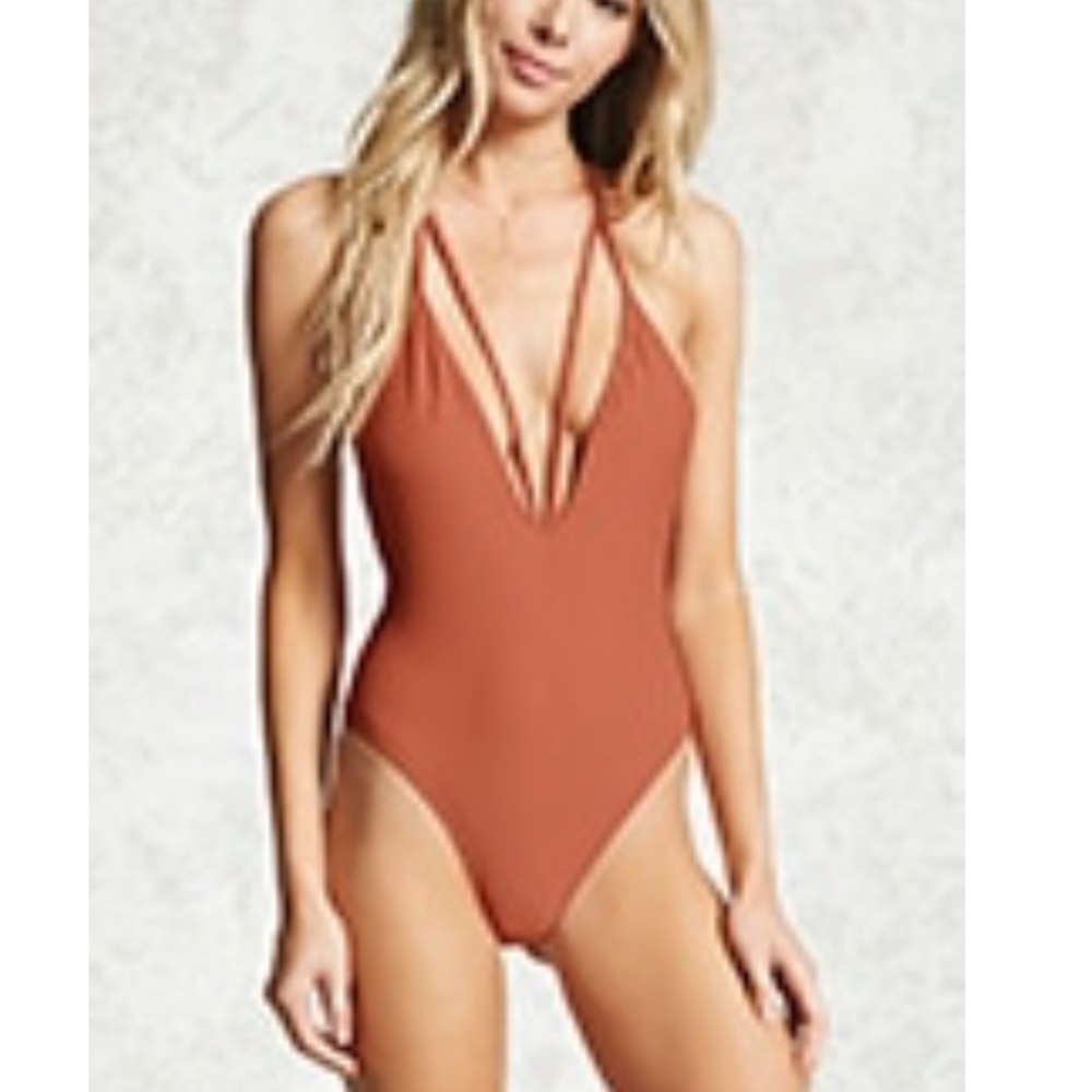 Forever 21 Halter One Piece👙🕶 NWT