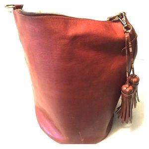 MADEWELL LEATHER BUCKET BAG!