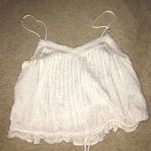 white crop top lace