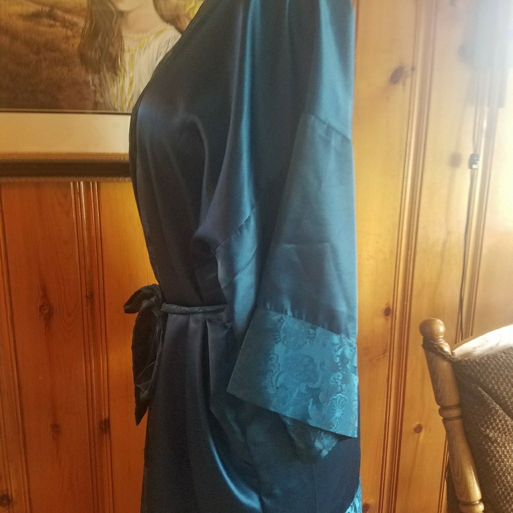 Victoria's Secret NOT Lingerie Robe and Night Teal