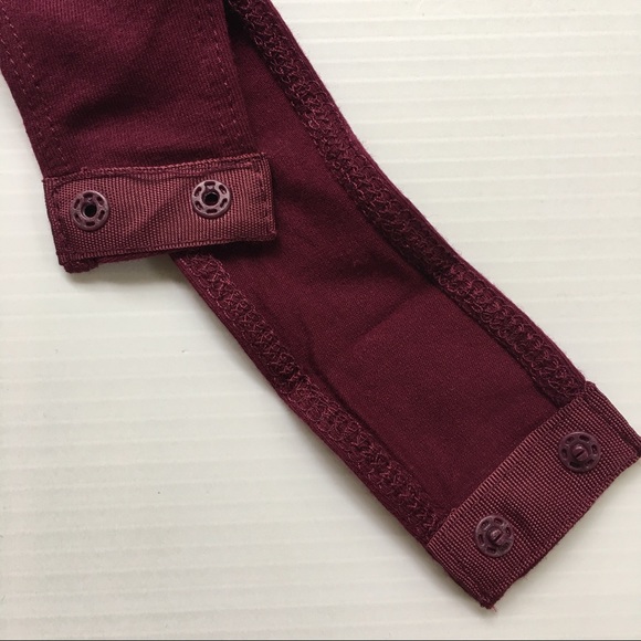 NWOT Wine Criss Cross Strappy Caged Thong Bodysuit - Picture 9 of 10