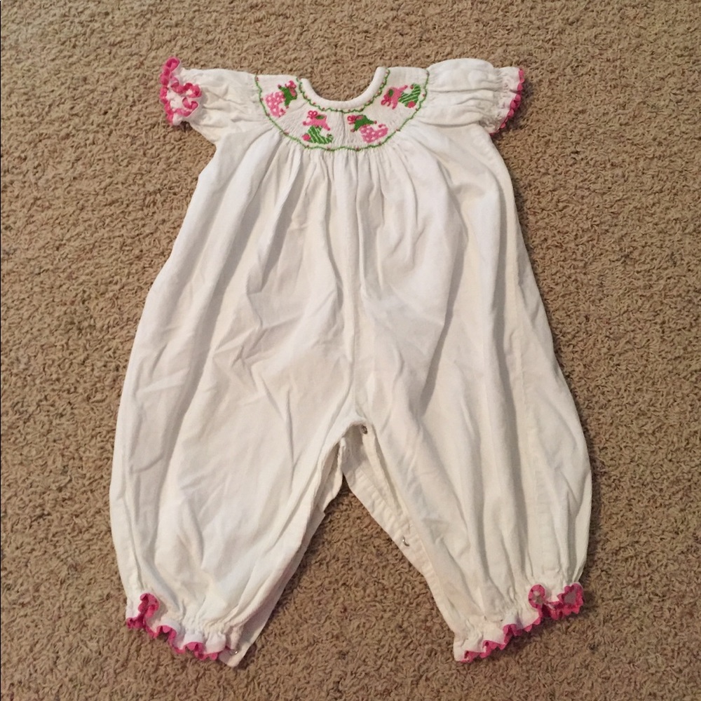 Shrimp and Grits Christmas romper