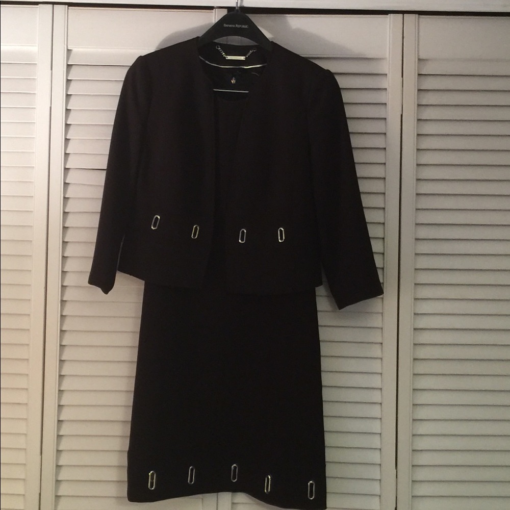 Sophisticated Sheath Dress With Matching Jacket.