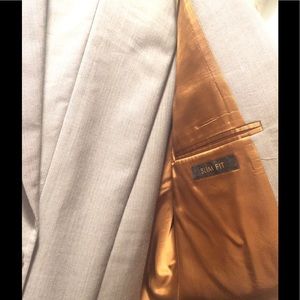 Jos A Bank Grey Slim Fit Suit