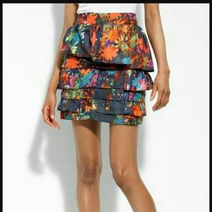 Anthropology -Vibrant  and beautiful skirt.