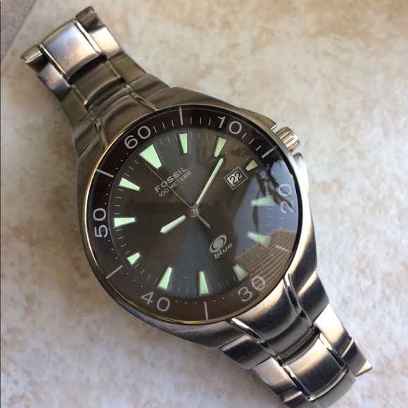 Fossil Other - HP Men's Fossil Blue watch