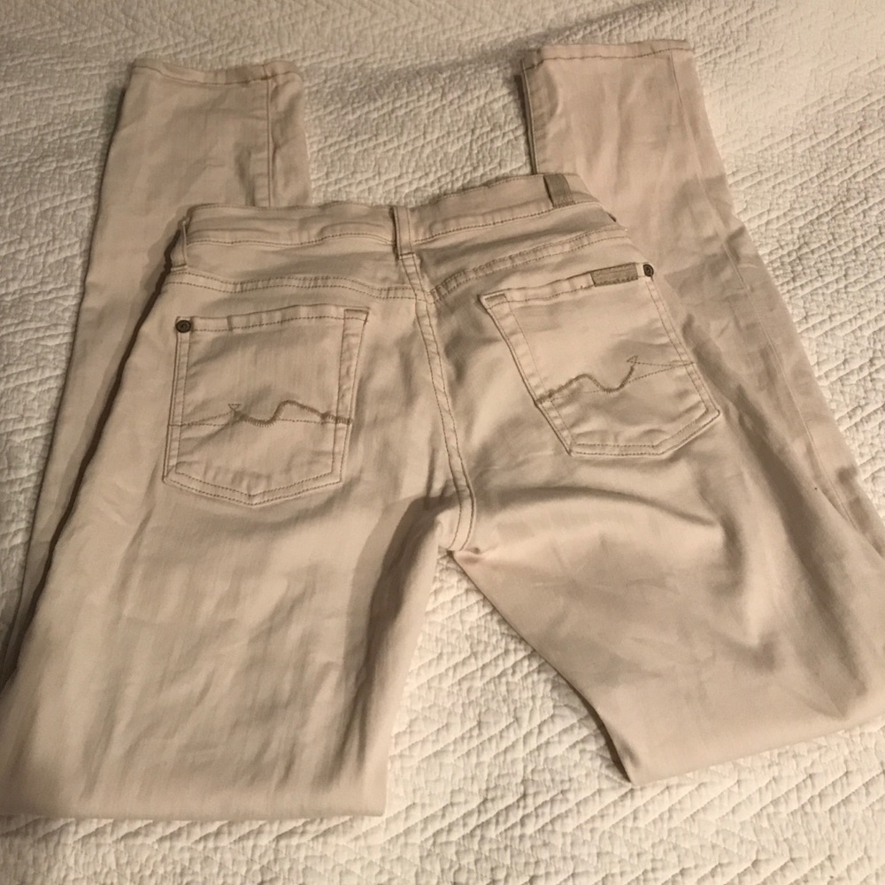 Winter white 7 jeans