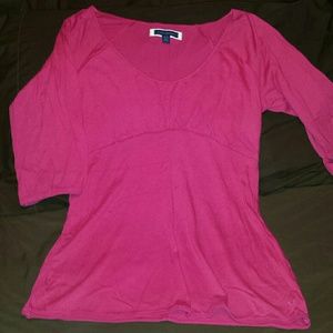 Women's 3/4 sleeve peasant top
