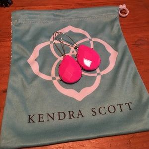 Hot pink Kendra Scott Earrings
