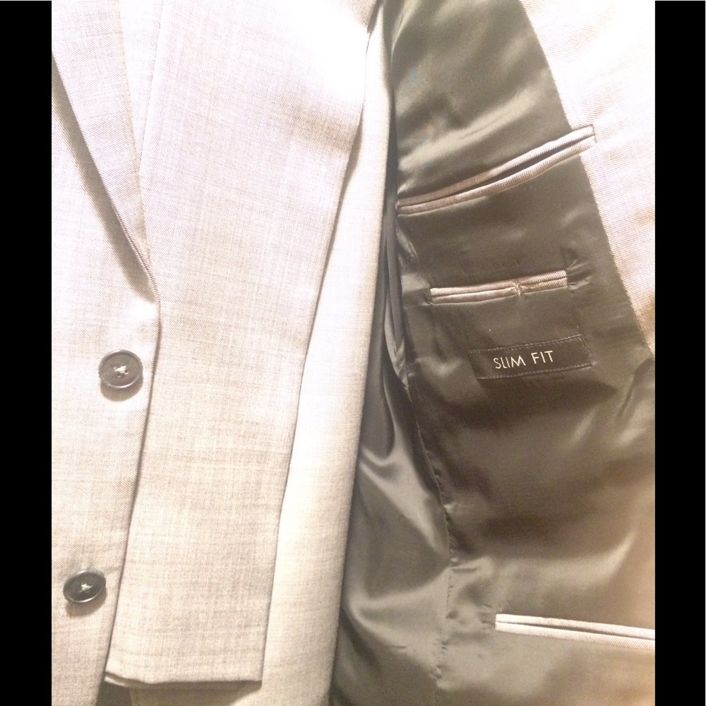 Jos. A Bank Grey Slim Fit Suit