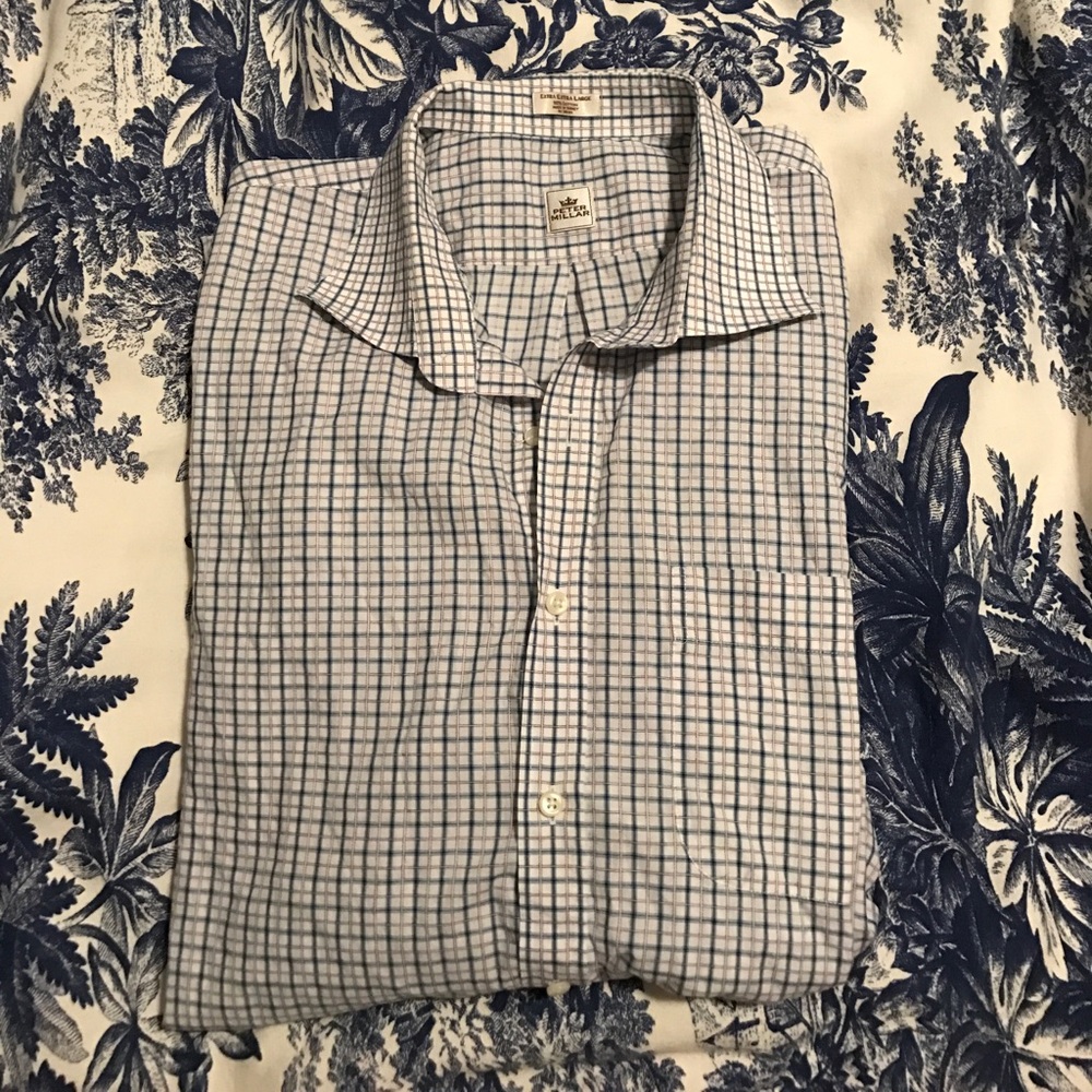 {Peter Millar} plaid long sleeved Shirt