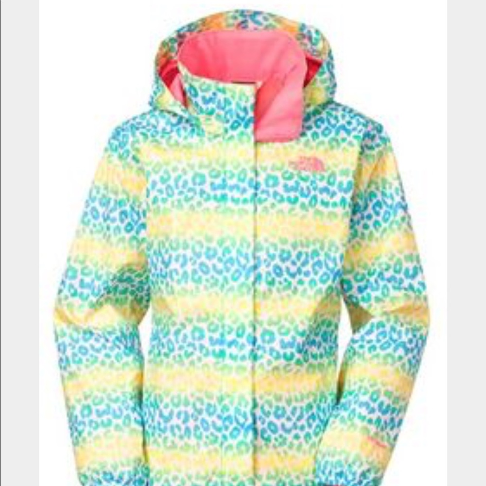 NWOT The North Face girls rain jacket